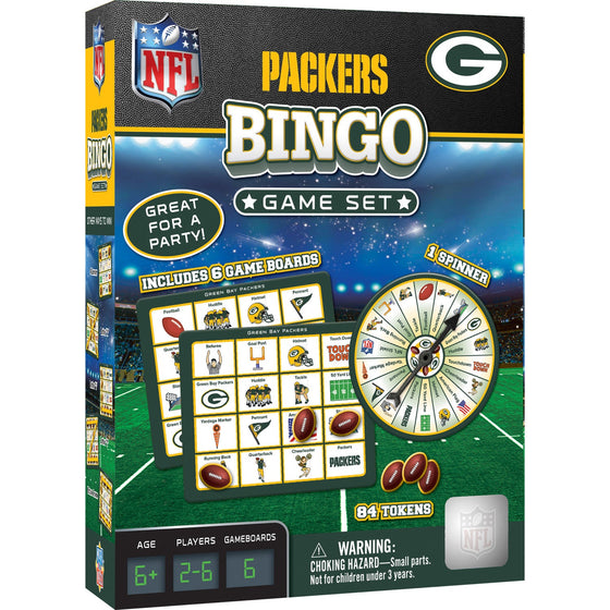 Green Bay Packers Bingo Game - 757 Sports Collectibles