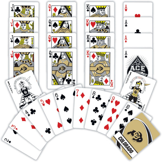 Colorado Buffaloes Playing Cards - 54 Card Deck - 757 Sports Collectibles