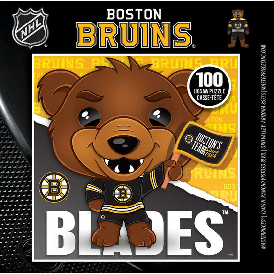 Blades - Boston Bruins Mascot 100 Piece Jigsaw Puzzle - 757 Sports Collectibles