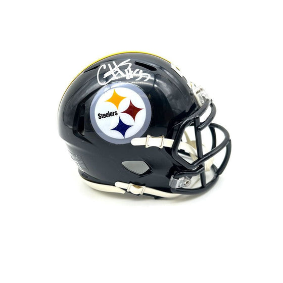 Cole Holcomb Signed Pittsburgh Steelers Speed Mini Helmet - 757 Sports Collectibles