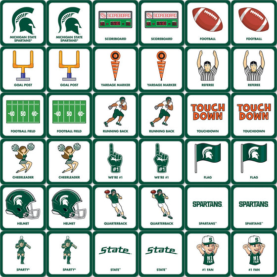 Michigan State Spartans Matching Game - 757 Sports Collectibles