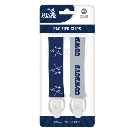 Dallas Cowboys - Pacifier Clip 2-Pack - 757 Sports Collectibles