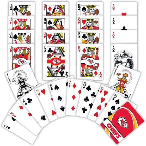 Kansas City Chiefs Playing Cards - 54 Card Deck - 757 Sports Collectibles