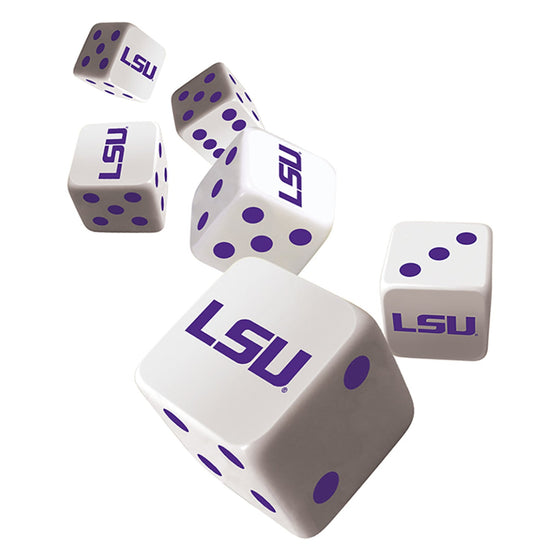 LSU Tigers Dice Set - 16mm - 757 Sports Collectibles