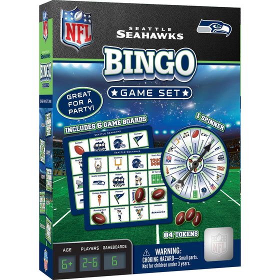 Seattle Seahawks Bingo Game - 757 Sports Collectibles