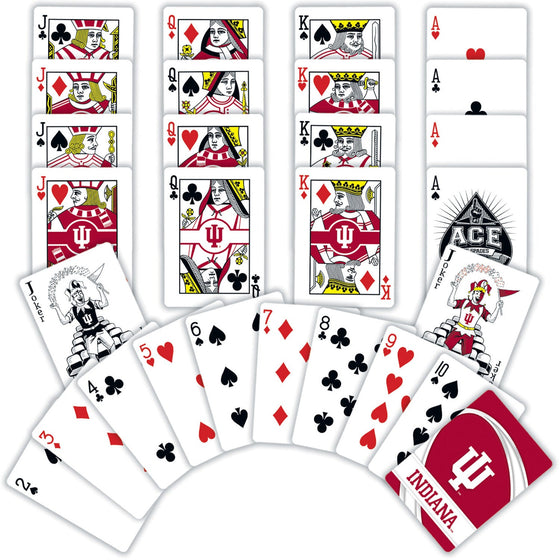 Indiana Hoosiers Playing Cards - 54 Card Deck - 757 Sports Collectibles