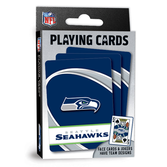 Seattle Seahawks Playing Cards - 54 Card Deck - 757 Sports Collectibles