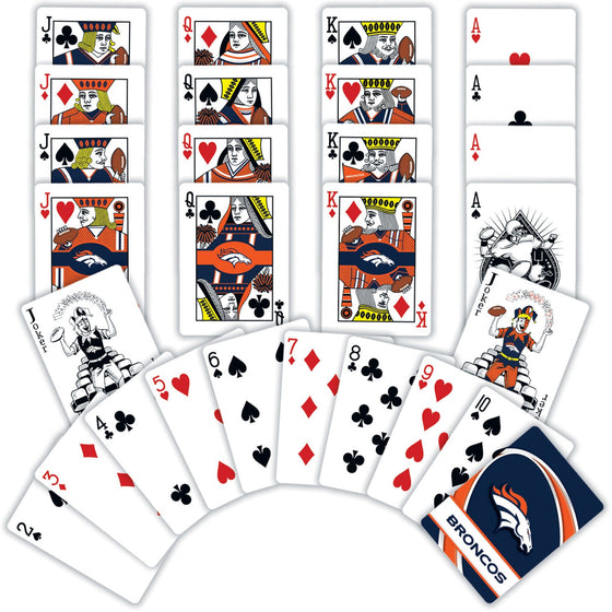 Denver Broncos Playing Cards - 54 Card Deck - 757 Sports Collectibles