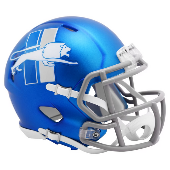 Detroit Lions Riddell 2023 Alternate Mini Speed Helmet - 757 Sports Collectibles