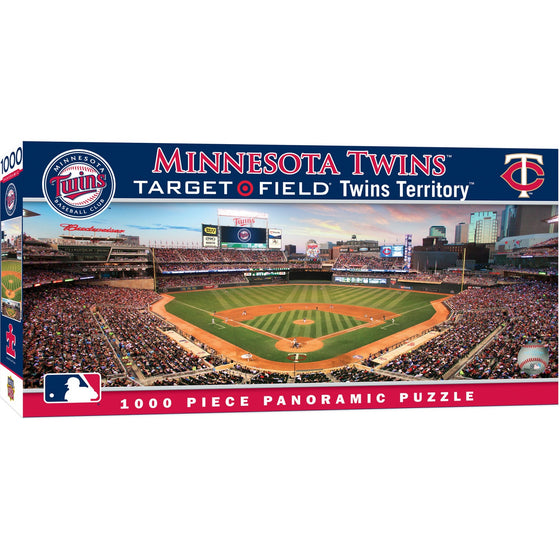 Minnesota Twins - 1000 Piece Panoramic Jigsaw Puzzle - 757 Sports Collectibles