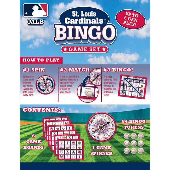 St. Louis Cardinals Bingo Game - 757 Sports Collectibles