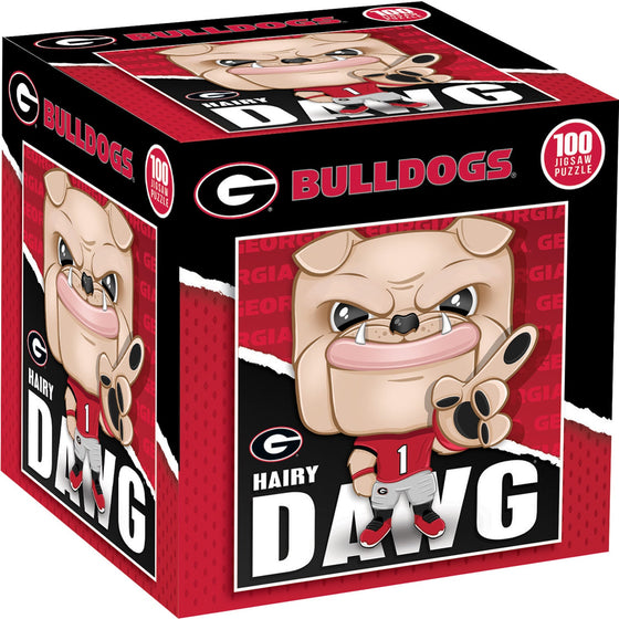 Hairy Dawg - Georgia Bulldogs Mascot 100 Piece Jigsaw Puzzle - 757 Sports Collectibles