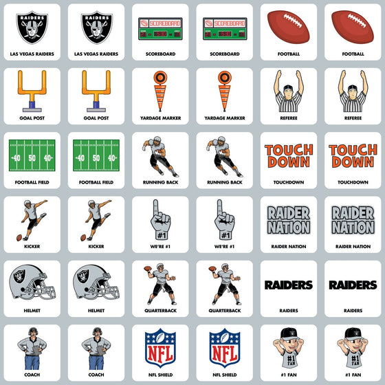 Las Vegas Raiders Matching Game - 757 Sports Collectibles