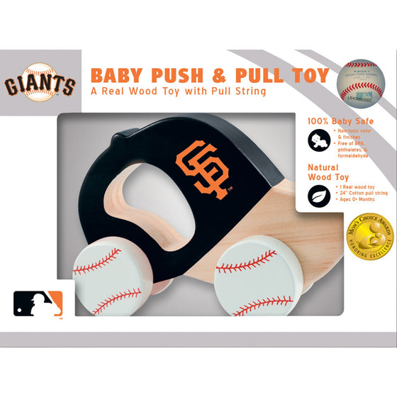 San Francisco Giants - Push & Pull Baby Toy - 757 Sports Collectibles