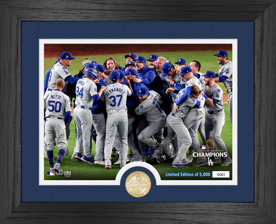 LA Dodgers 2024 World Series Champions Celebration Bronze Coin Photo Mint