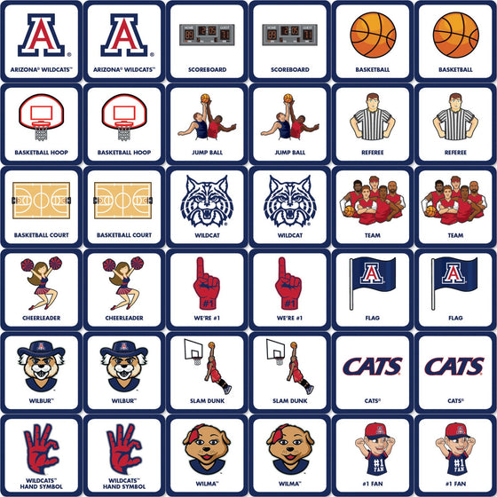 Arizona Wildcats Matching Game - 757 Sports Collectibles