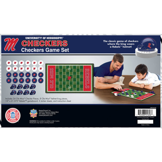 Ole Miss Rebels Checkers - 757 Sports Collectibles