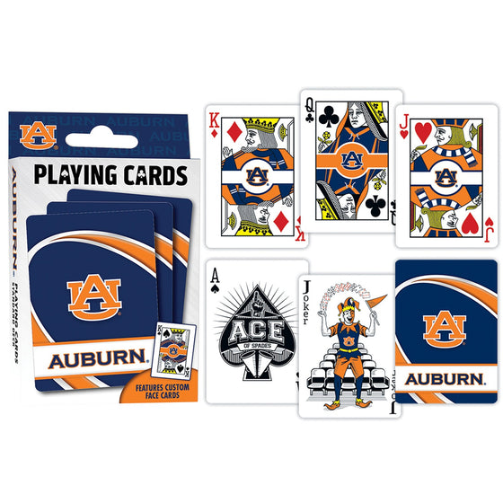 Auburn Tigers Playing Cards - 54 Card Deck - 757 Sports Collectibles