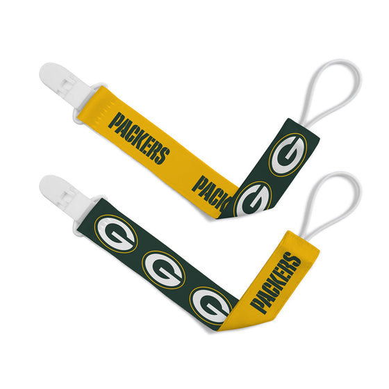 Green Bay Packers - Pacifier Clip 2-Pack - 757 Sports Collectibles