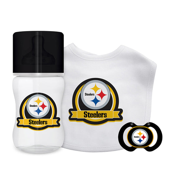 Pittsburgh Steelers - 3-Piece Baby Gift Set - 757 Sports Collectibles