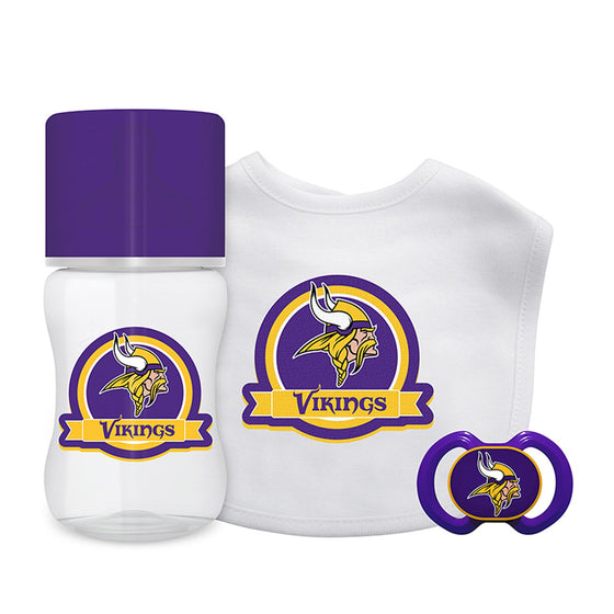 Minnesota Vikings - 3-Piece Baby Gift Set - 757 Sports Collectibles