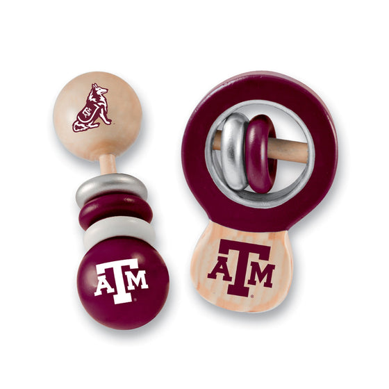 Texas A&M Aggies - Baby Rattles 2-Pack - 757 Sports Collectibles