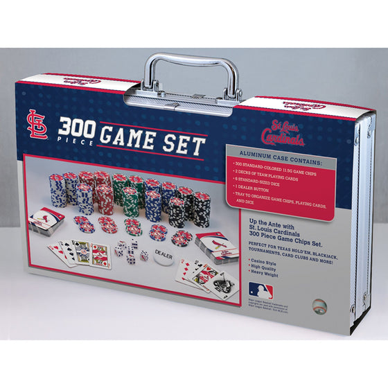 St. Louis Cardinals 300 Piece Poker Set - 757 Sports Collectibles