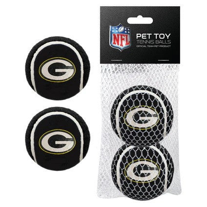 Green Bay Packers 2 PC Tennis Balls Pets First