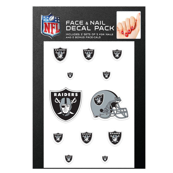 Las Vegas Raiders Nail Cals