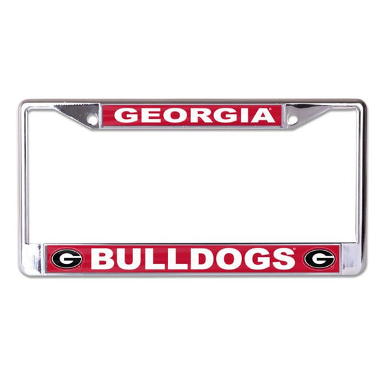 Georgia Bulldogs GEORGIA / BULLDOGS Lic Plt Frame S/L Printed