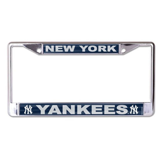 New York Yankees Lic Plt Frame S/L Printed