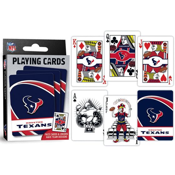 Houston Texans Playing Cards - 54 Card Deck - 757 Sports Collectibles