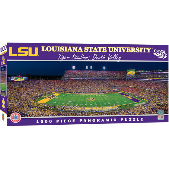 LSU Tigers - 1000 Piece Panoramic Jigsaw Puzzle - 757 Sports Collectibles