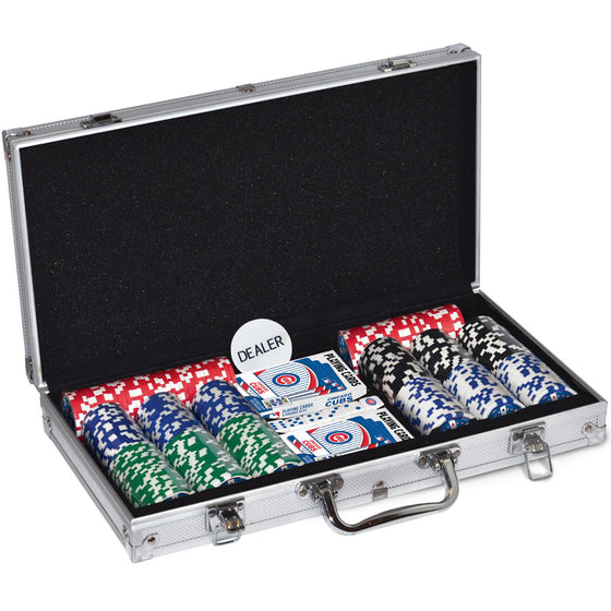 Chicago Cubs 300 Piece Poker Set - 757 Sports Collectibles