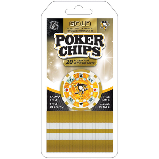 Pittsburgh Penguins 20 Piece Poker Chips - 757 Sports Collectibles