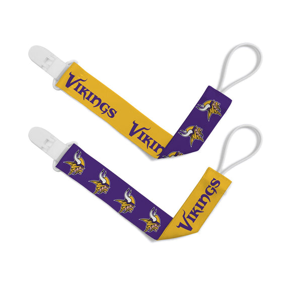 Minnesota Vikings - Pacifier Clip 2-Pack - 757 Sports Collectibles