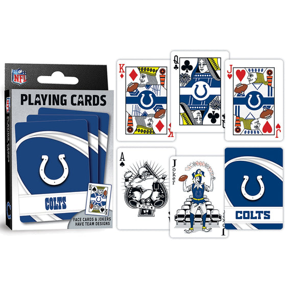Indianapolis Colts Playing Cards - 54 Card Deck - 757 Sports Collectibles