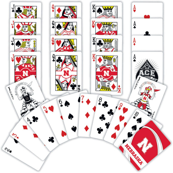 Nebraska Cornhuskers Playing Cards - 54 Card Deck - 757 Sports Collectibles