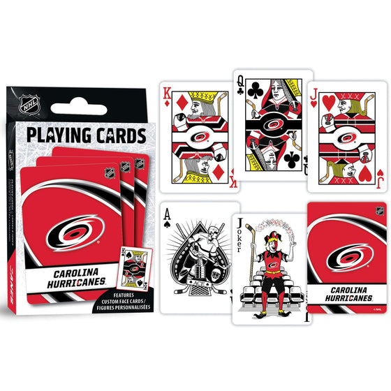 Carolina Hurricanes Playing Cards - 54 Card Deck - 757 Sports Collectibles