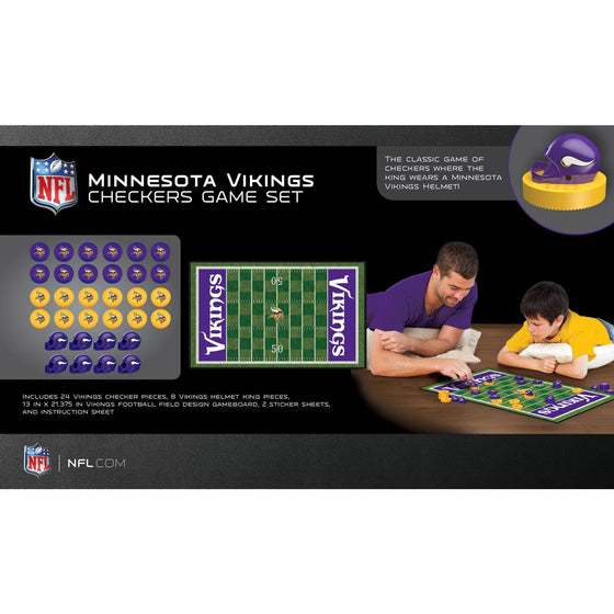 Minnesota Vikings Checkers - 757 Sports Collectibles