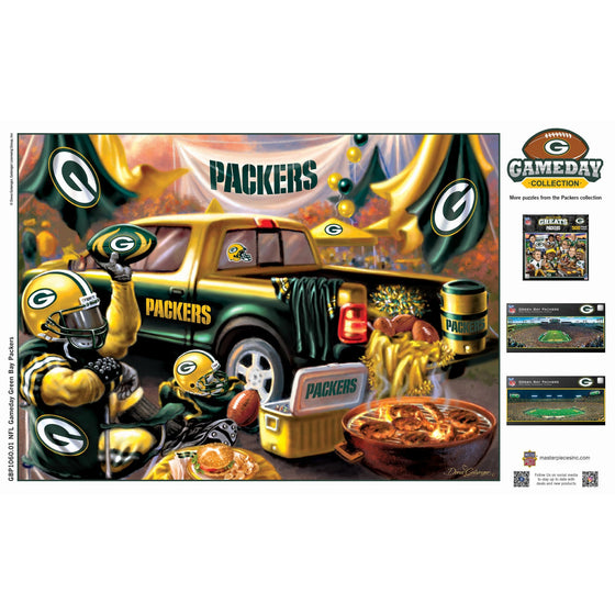 Green Bay Packers - Gameday 1000 Piece Jigsaw Puzzle - 757 Sports Collectibles