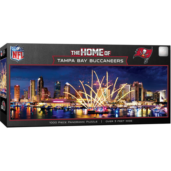 Tampa Bay Buccaneers - Stadium View 1000 Piece Panoramic Jigsaw Puzzle - 757 Sports Collectibles