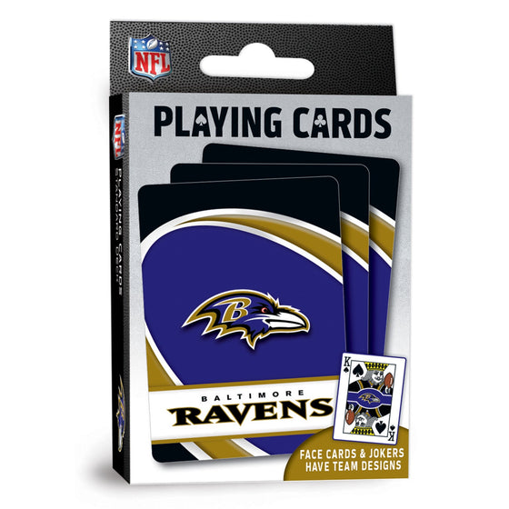 Baltimore Ravens Playing Cards - 54 Card Deck - 757 Sports Collectibles