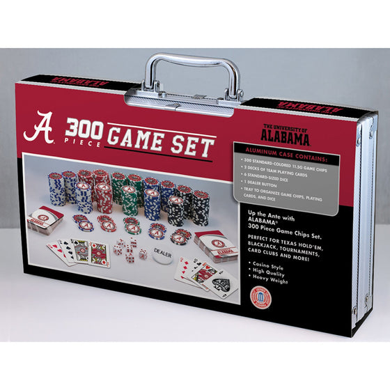 Alabama Crimson Tide 300 Piece Poker Set - 757 Sports Collectibles