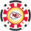 Kansas City Chiefs 100 Piece Poker Chips - 757 Sports Collectibles