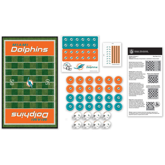 Miami Dolphins Checkers - 757 Sports Collectibles