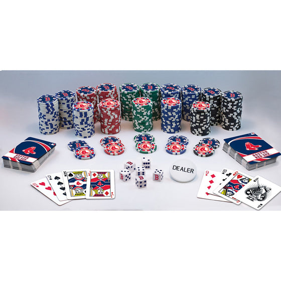 Boston Red Sox 300 Piece Poker Set - 757 Sports Collectibles