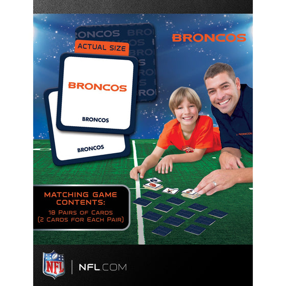 Denver Broncos Matching Game - 757 Sports Collectibles