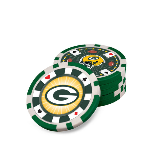 Green Bay Packers 300 Piece Poker Set - 757 Sports Collectibles