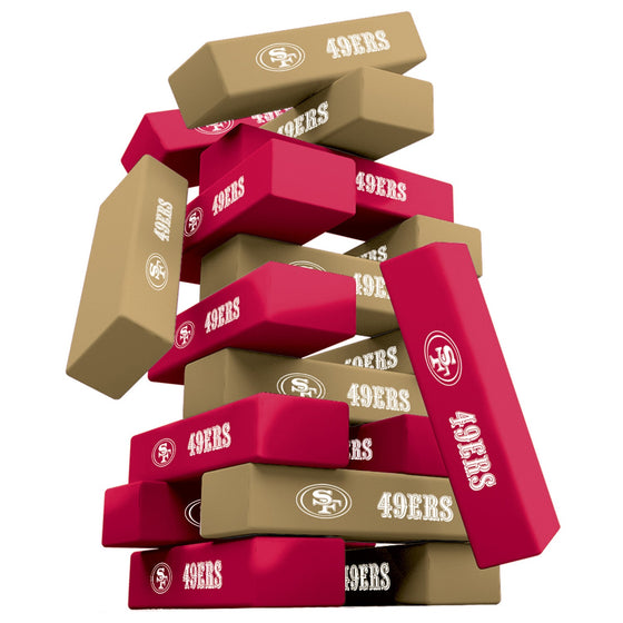 San Francisco 49ers Tumble Tower - 757 Sports Collectibles